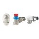 Giacomini Set robineti radiator si cap termostatic1/2"