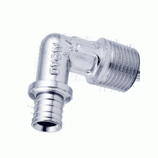 Cot la 90° alama nichelata Fe Ø50x1½"