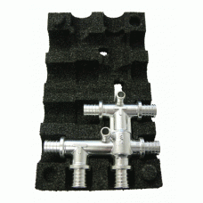 Teu trecere alama nichelata Ø20x16x16